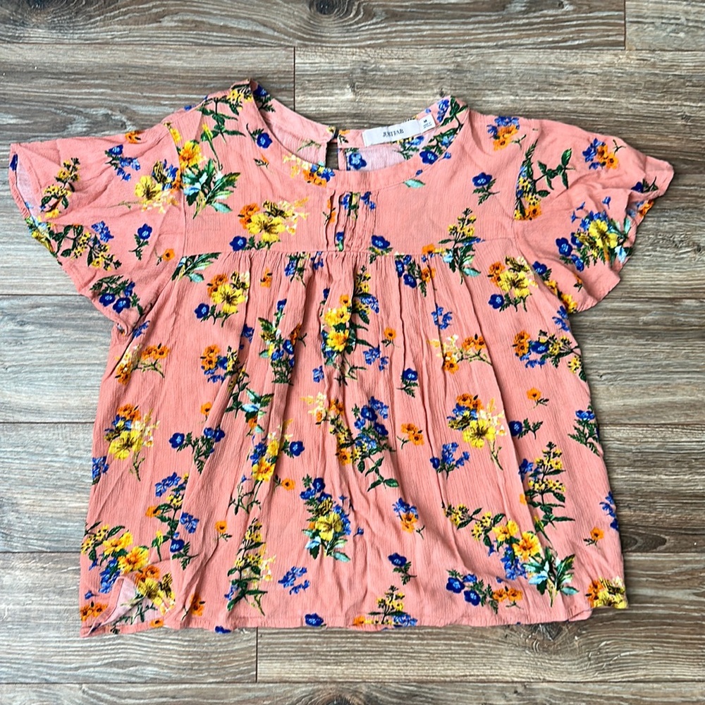 JustFab Floral Flowy Top